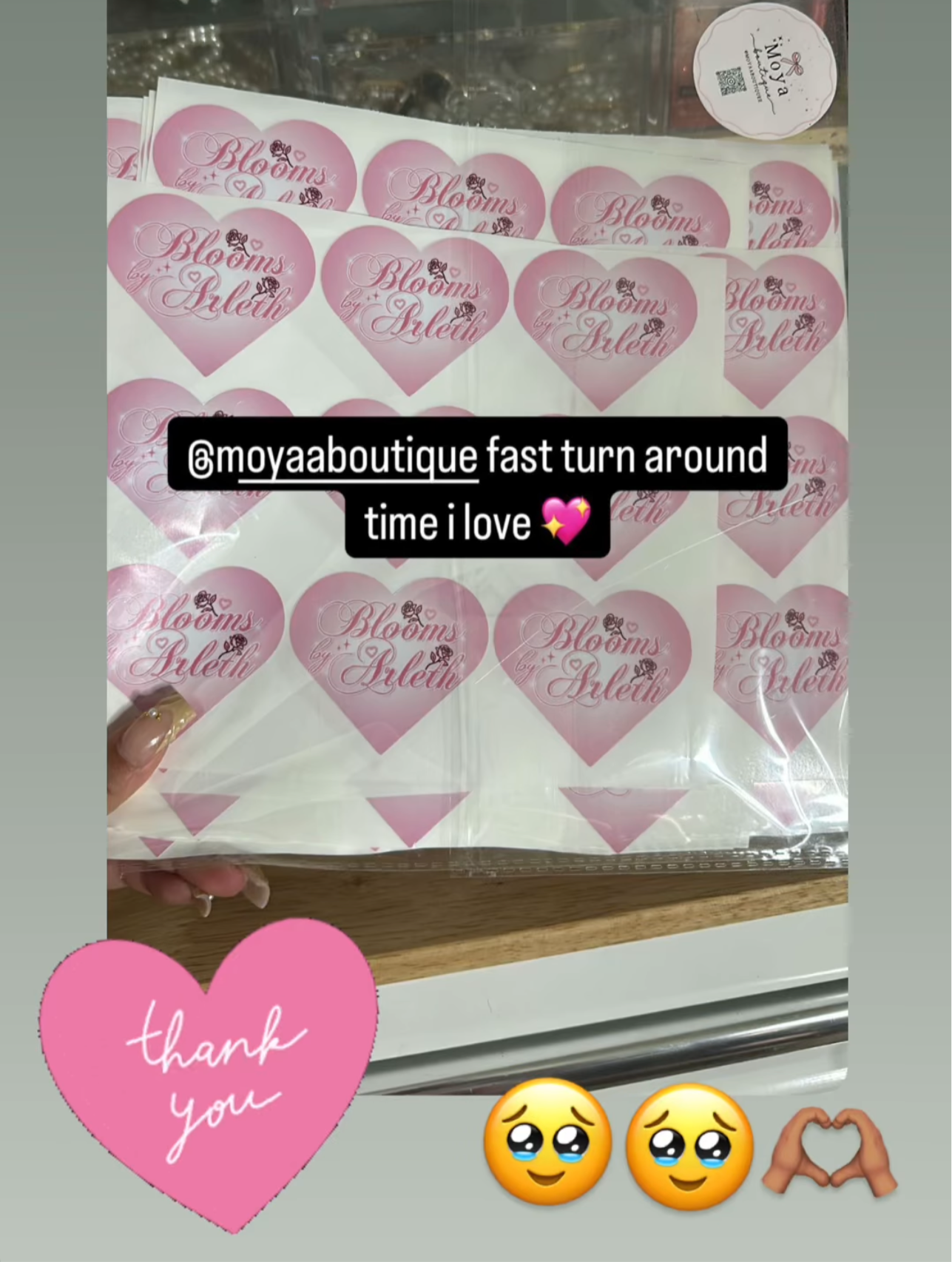 Sticker Labels (20 count per set or 100 bundle)
