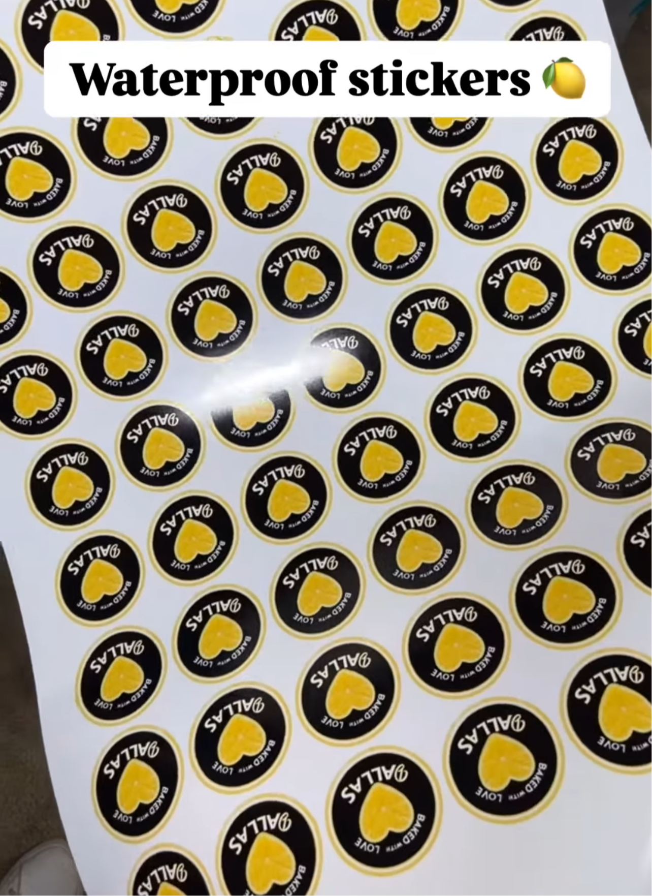 Sticker Labels (20 count per set or 100 bundle)