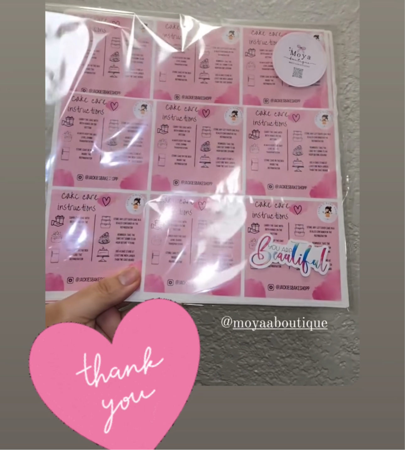 Sticker Labels (100 COUNT ONLY)