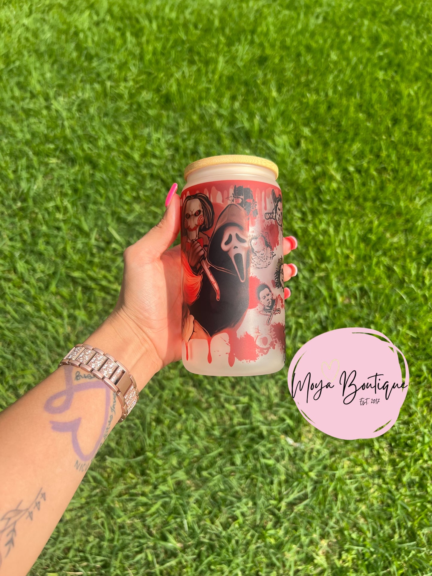 Bloody Horror Libbey Glass Cup