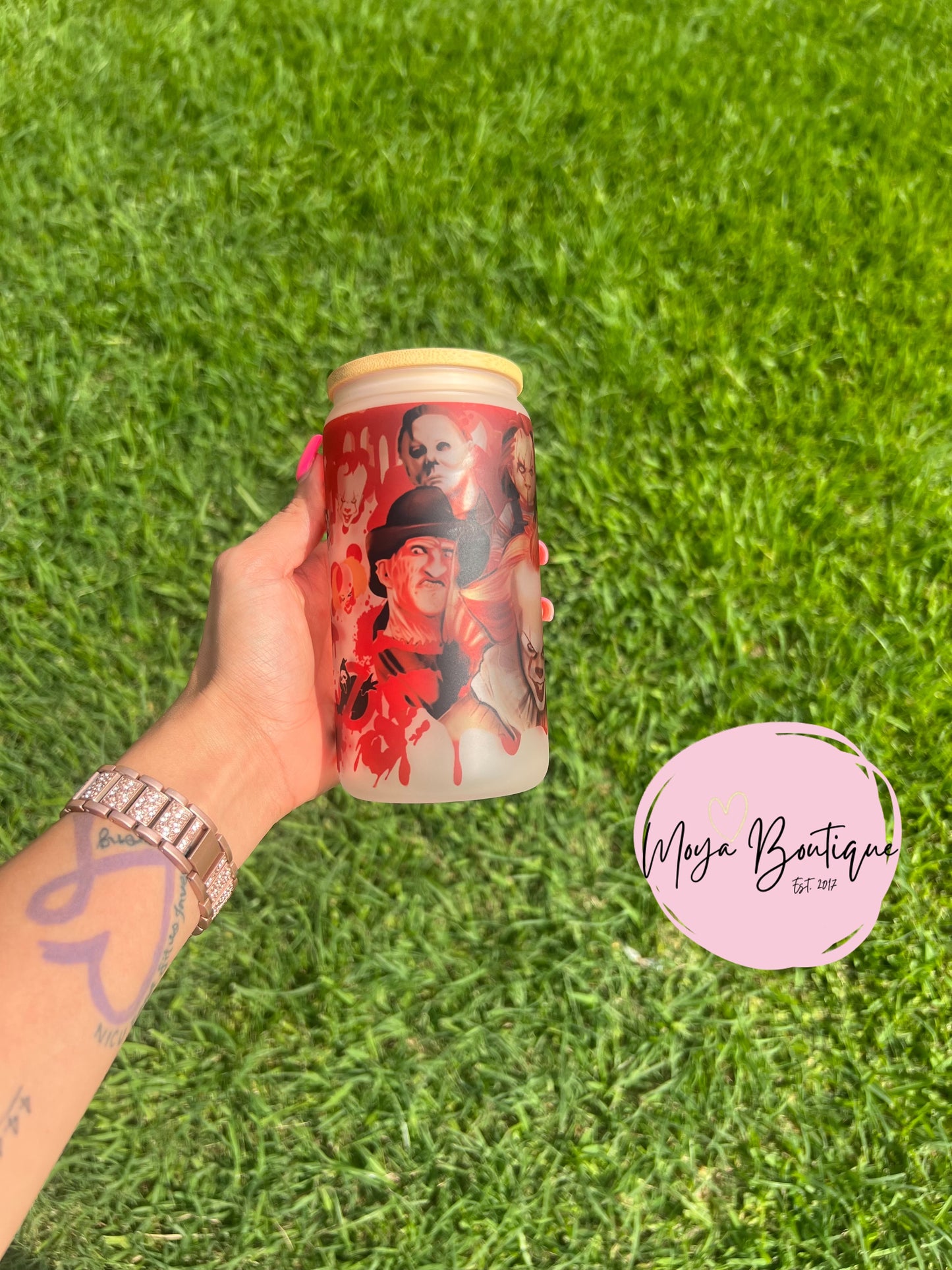 Bloody Horror Libbey Glass Cup