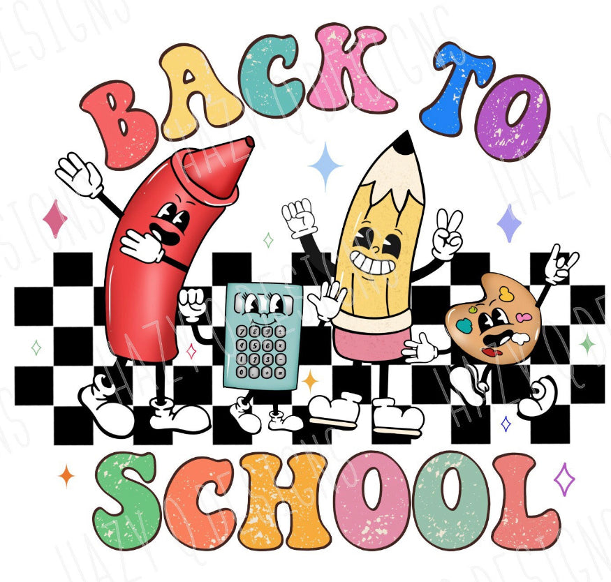 Back To School Checkered