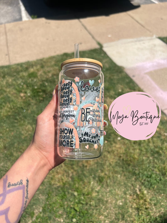 Be Kind Glass Cup