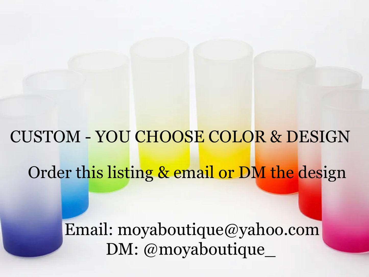 CUSTOM SHOT GLASS