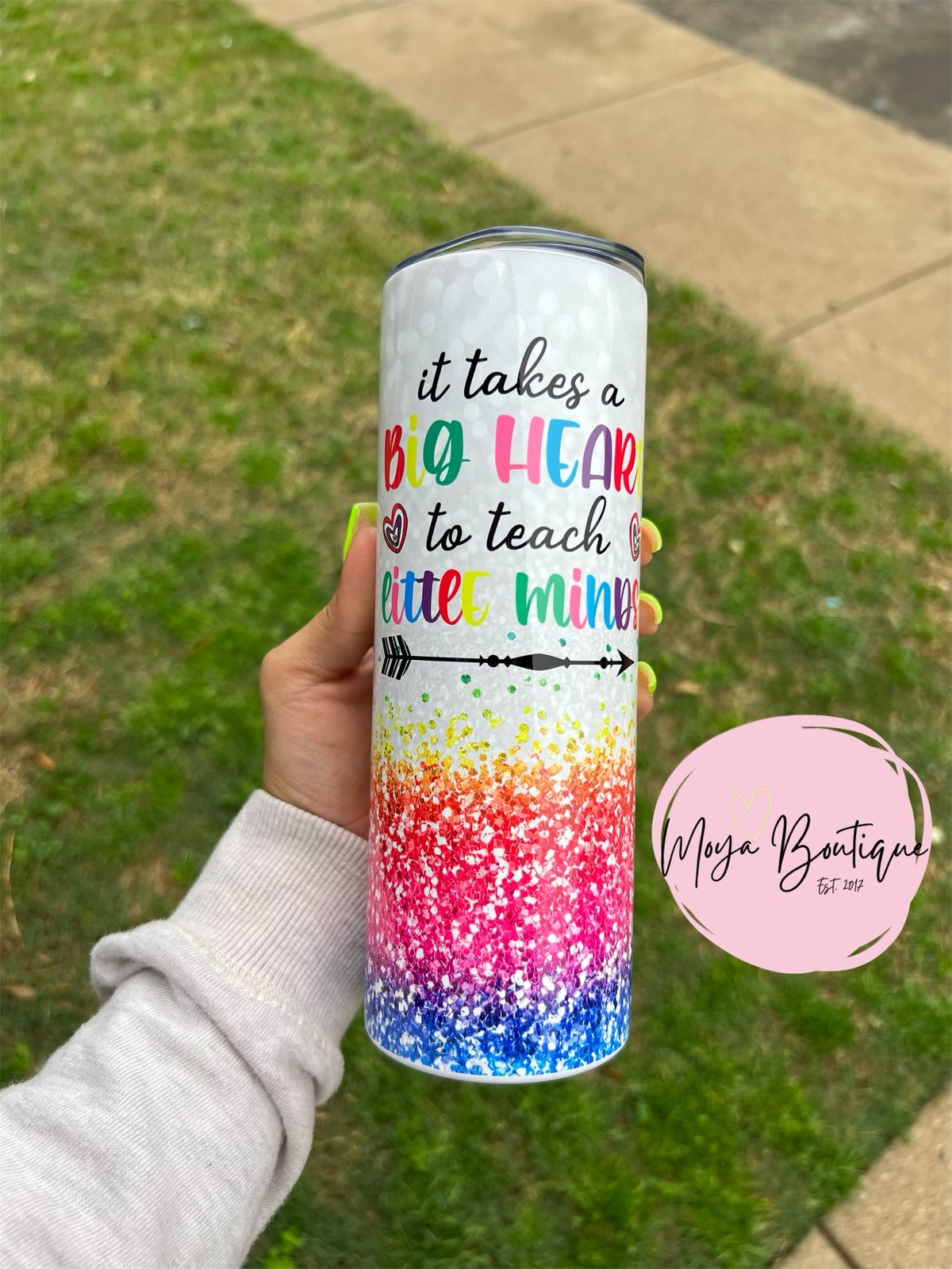 Rainbow Crayon 20oz Tumbler