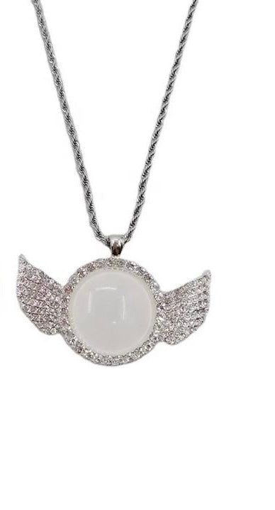 Wing Photo Necklace
