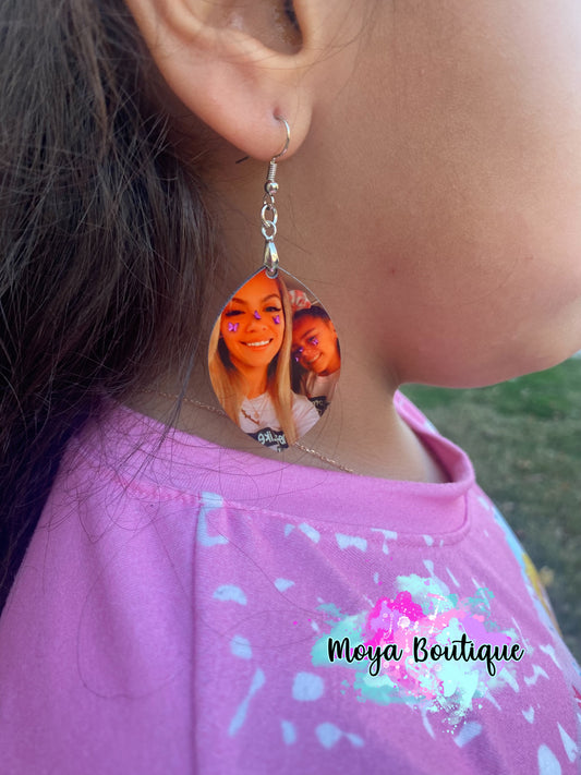 Leaf Style Personalized Earrings