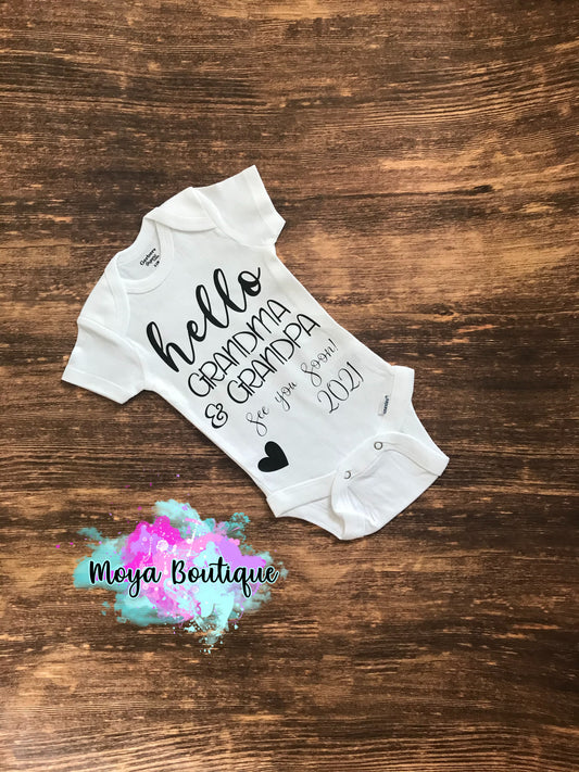 Grandparent Announcement Set of 2.