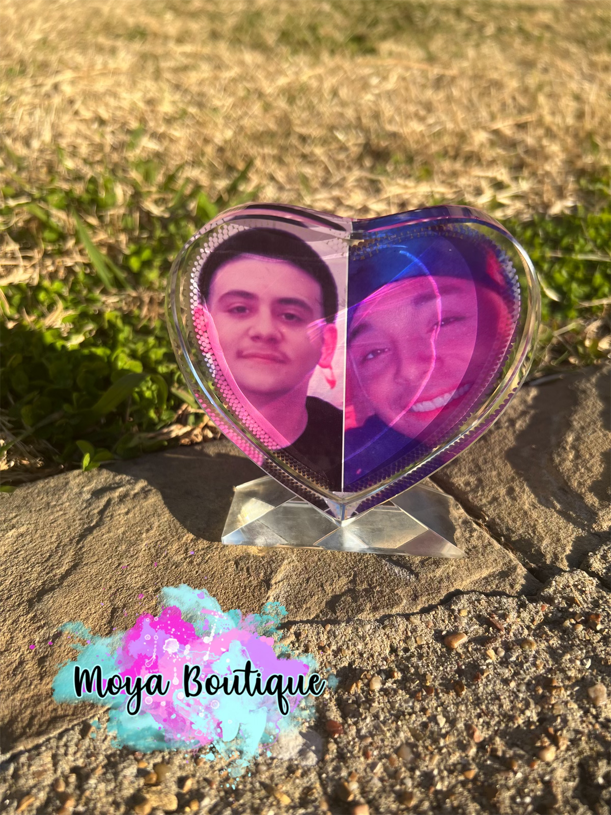 Photo Heart Crystal