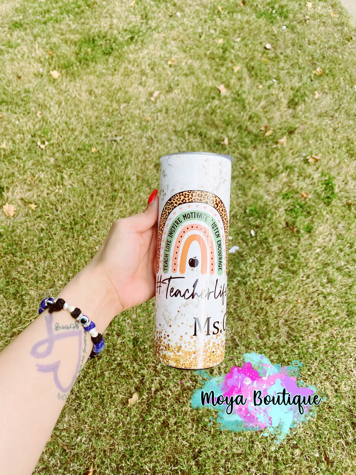 Teacher Rainbow 20oz Tumbler