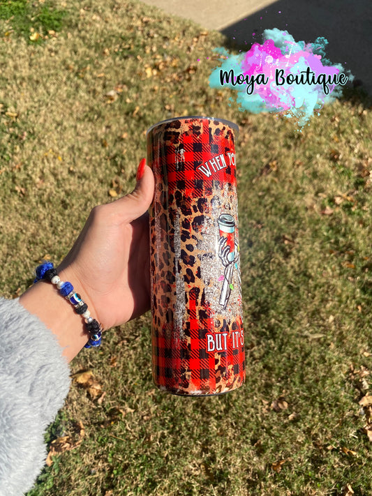 Dead But It’s Christmas 20oz Tumbler.