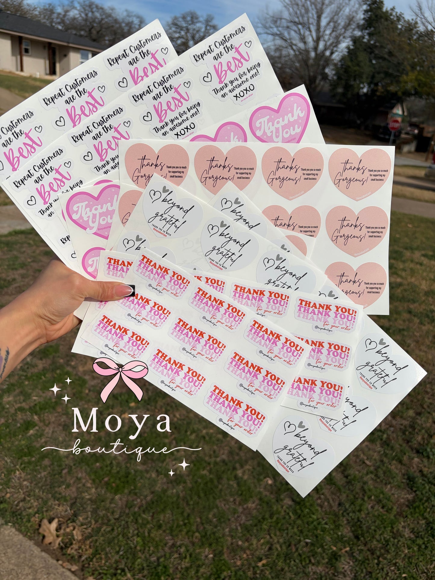 Small Business Packaging Sticker Pack