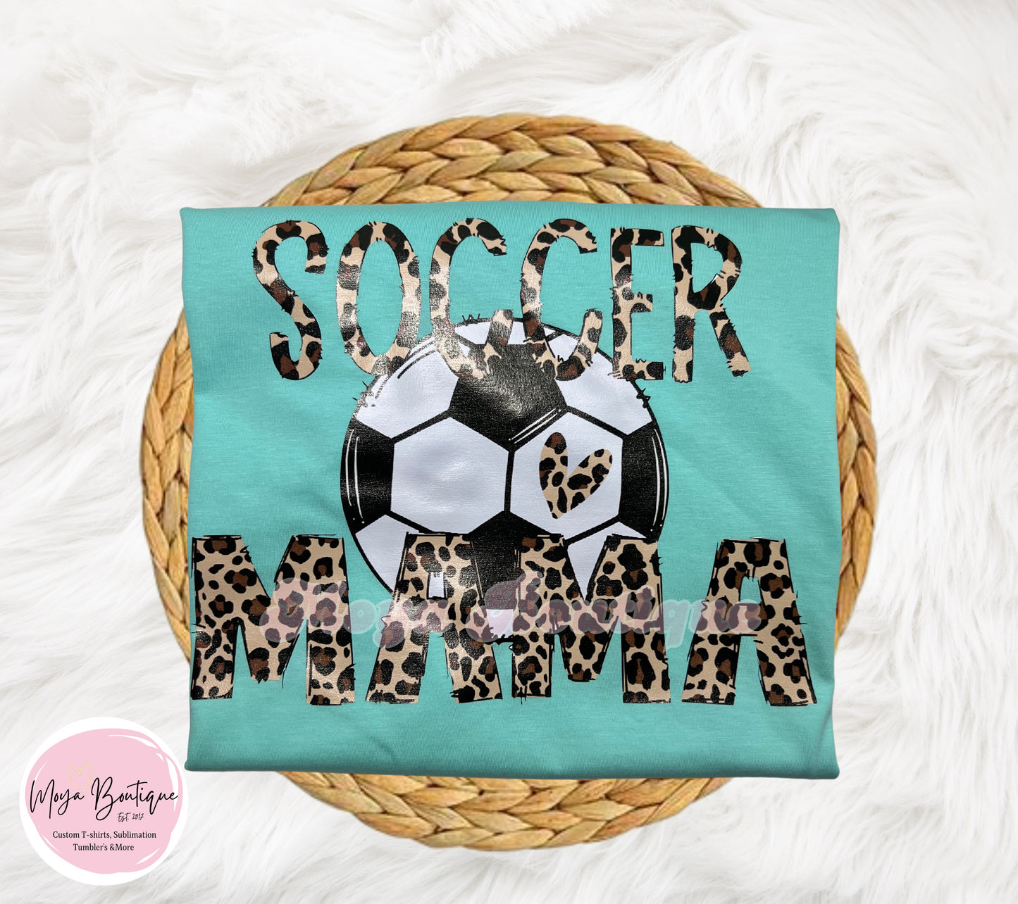 Leopard Soccer Mama