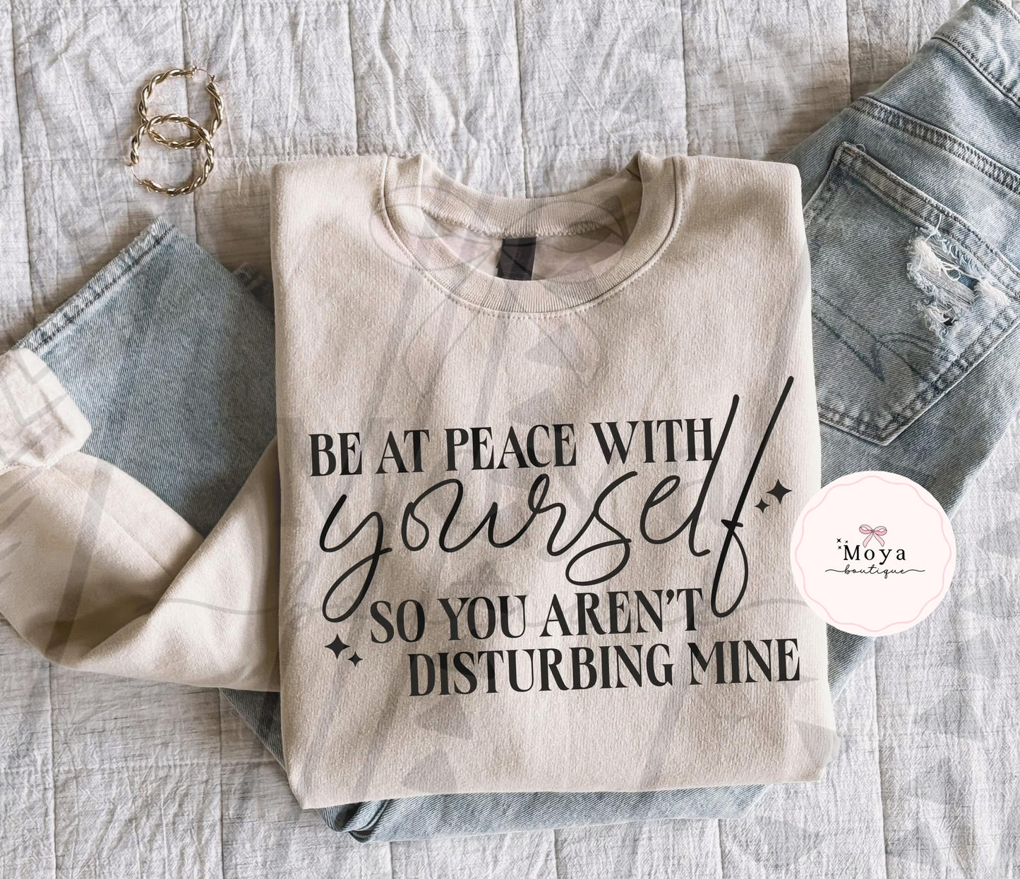 Peace W/Yourself - Tan Apparel