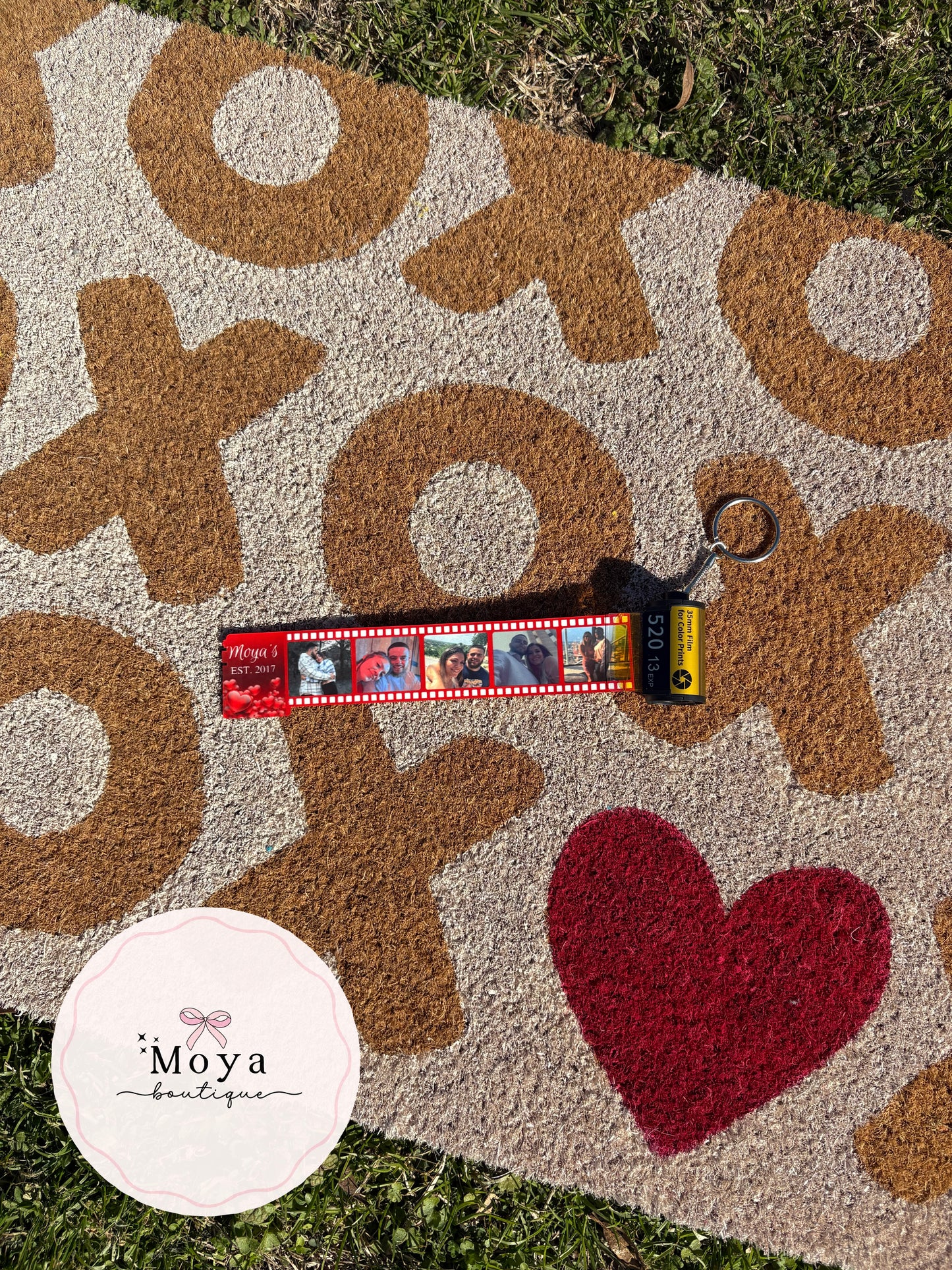 Personalized Camera Film Key Chain