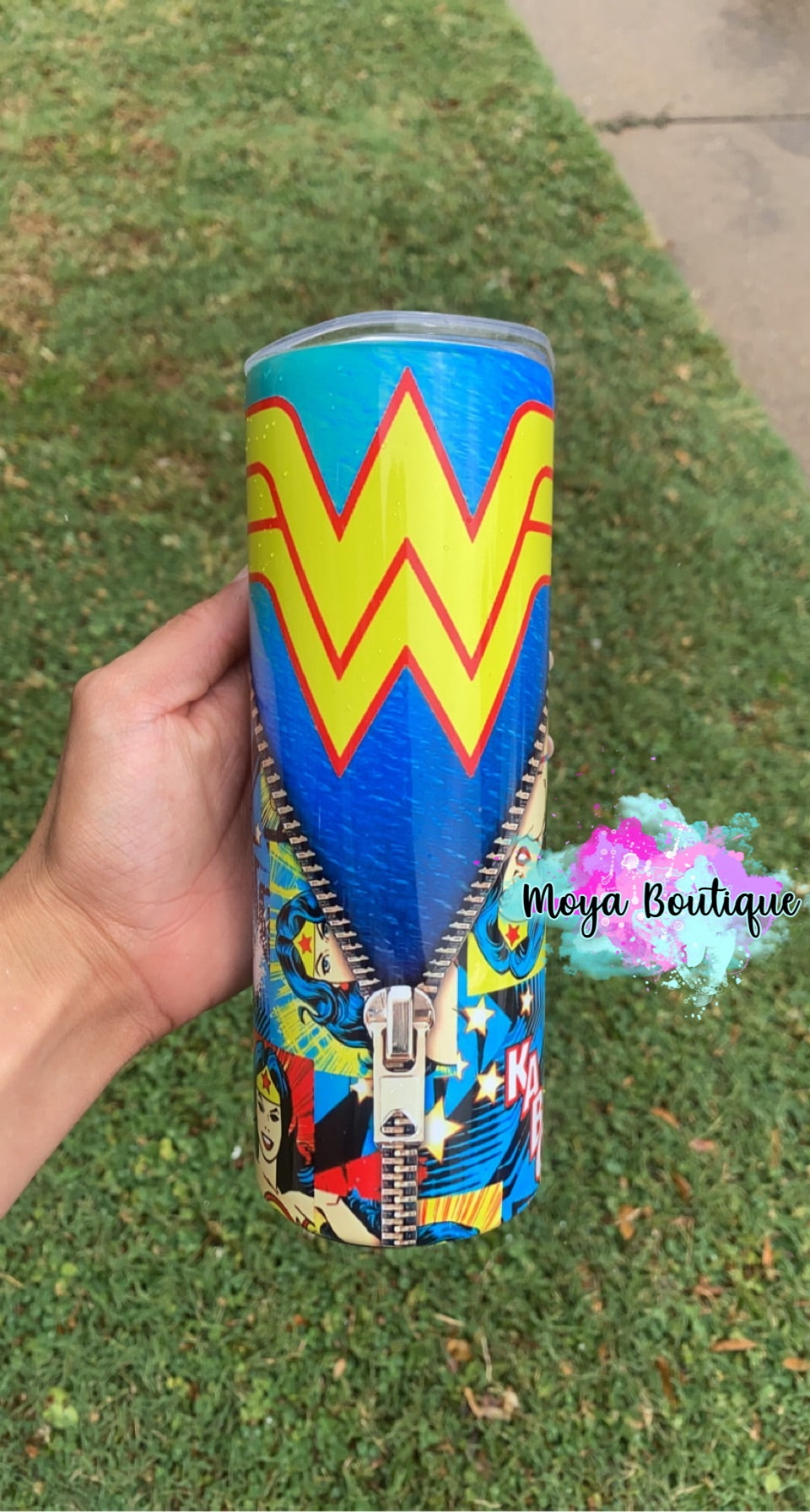 Wonder Women 20oz Tumbler Customizable