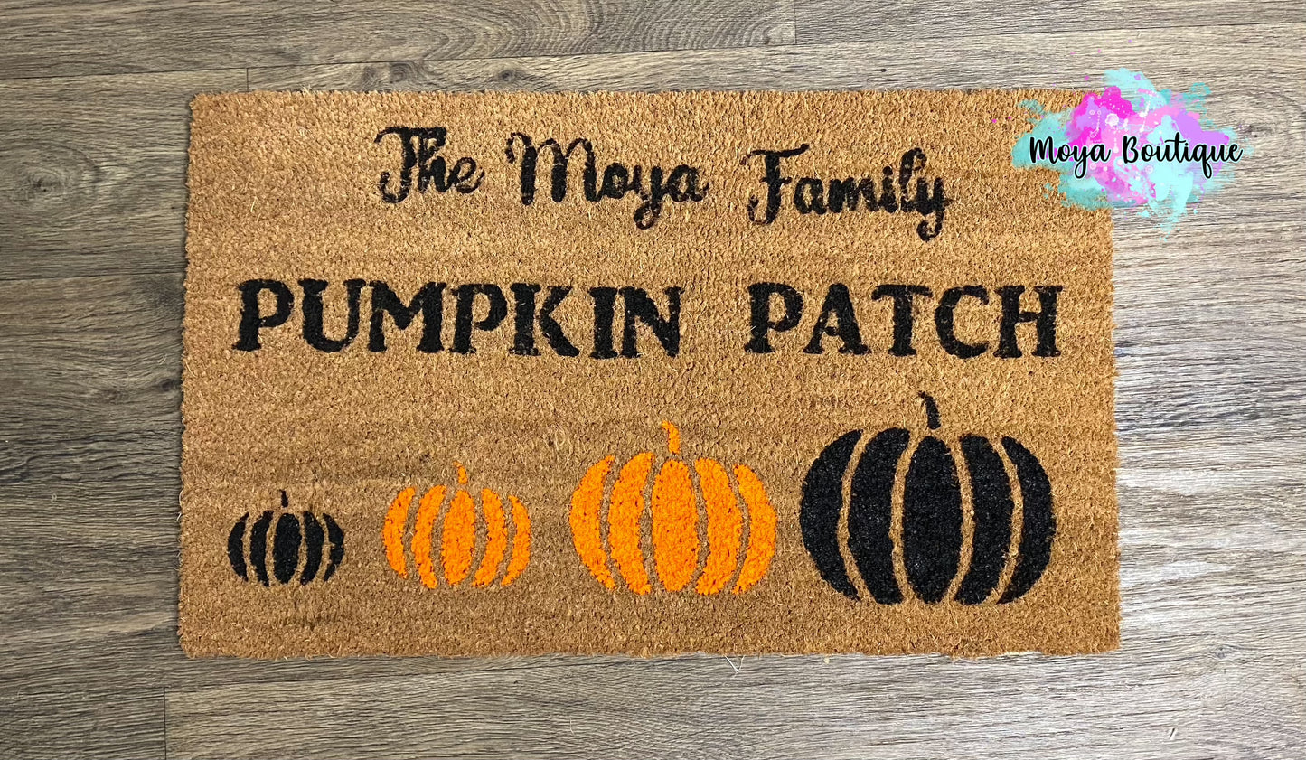 Pumpkin Patch Mat