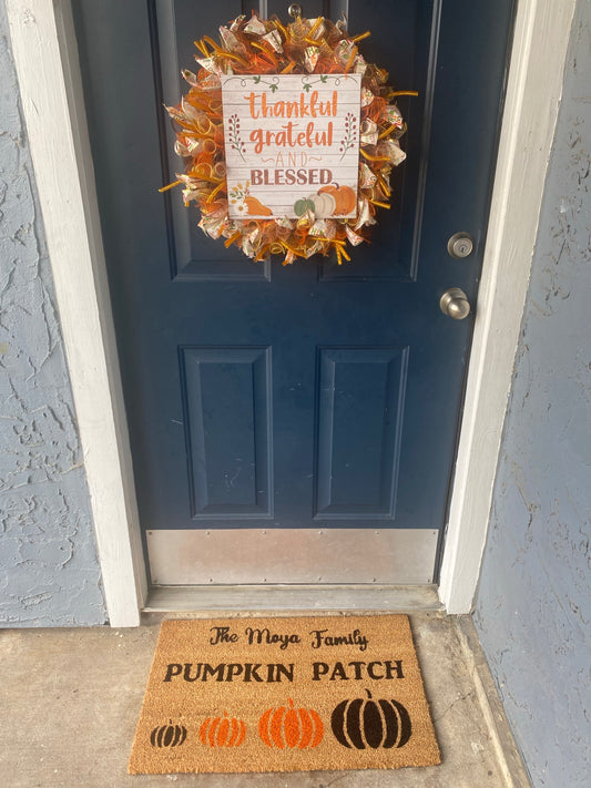 Pumpkin Patch Mat