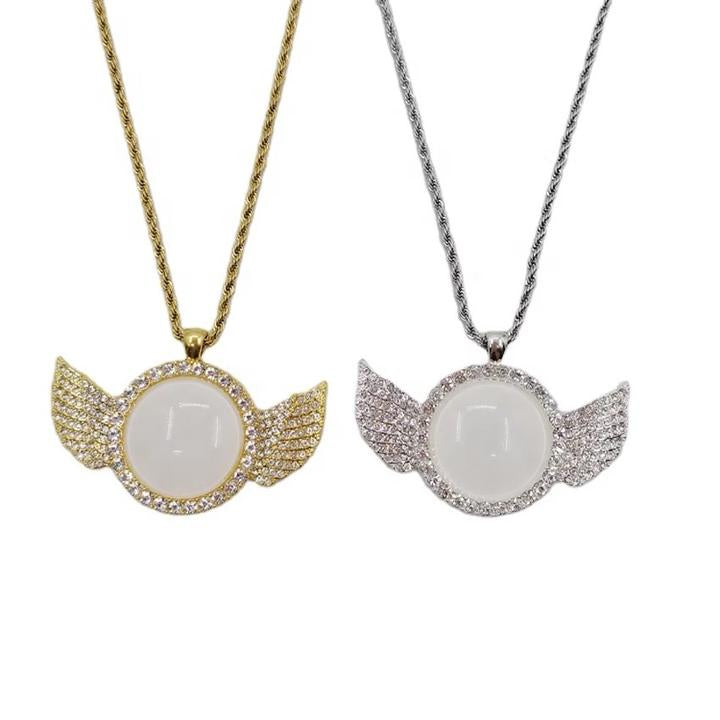 Wing Photo Necklace