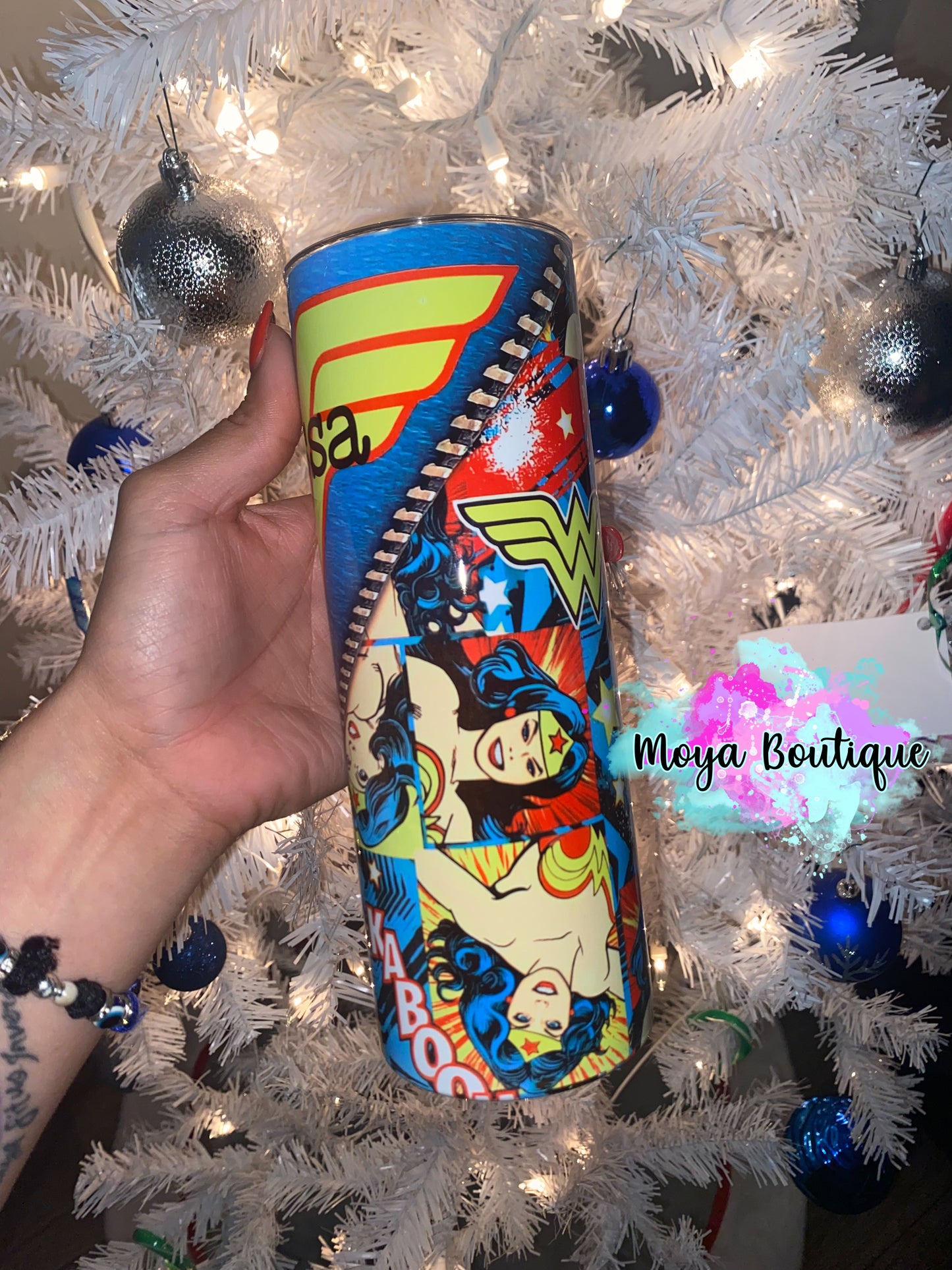 Wonder Women 20oz Tumbler Customizable