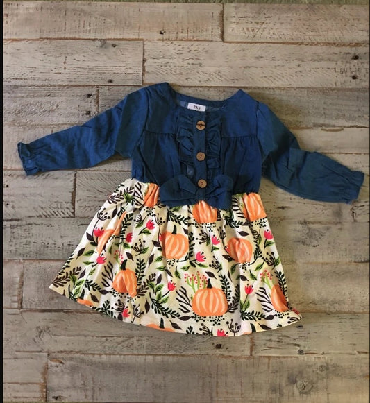 Denim Pumpkin Dress