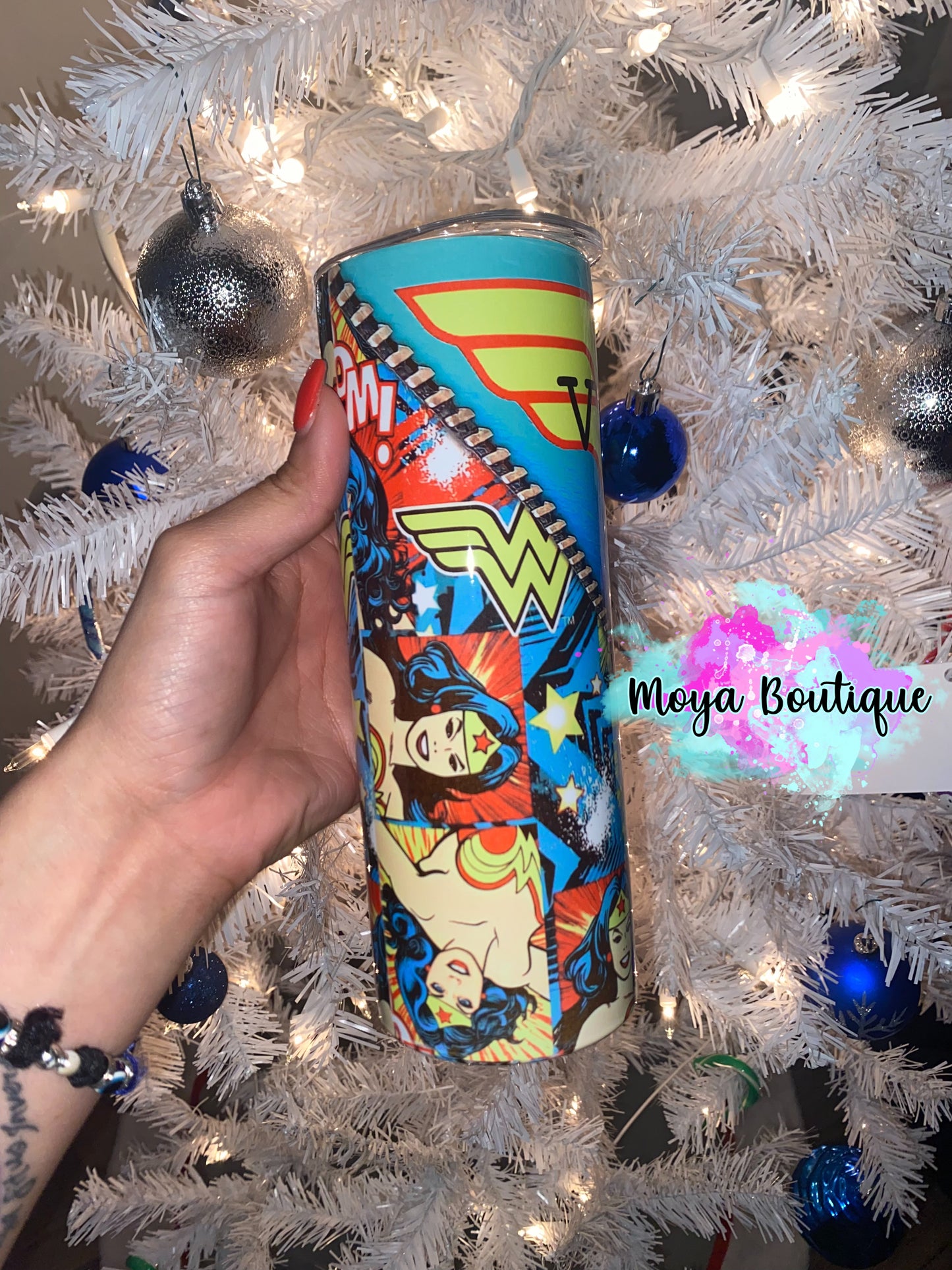 Wonder Women 20oz Tumbler Customizable