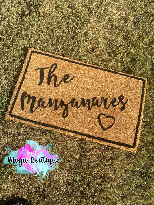 Custom Name Door Mat